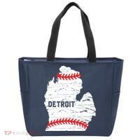 Detroit Michigan Baseball Tote Bag thumb 0