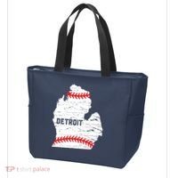 Detroit Michigan Baseball Tote Bag thumb 3