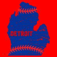 Detroit Michigan Baseball Santa Hat thumb 1