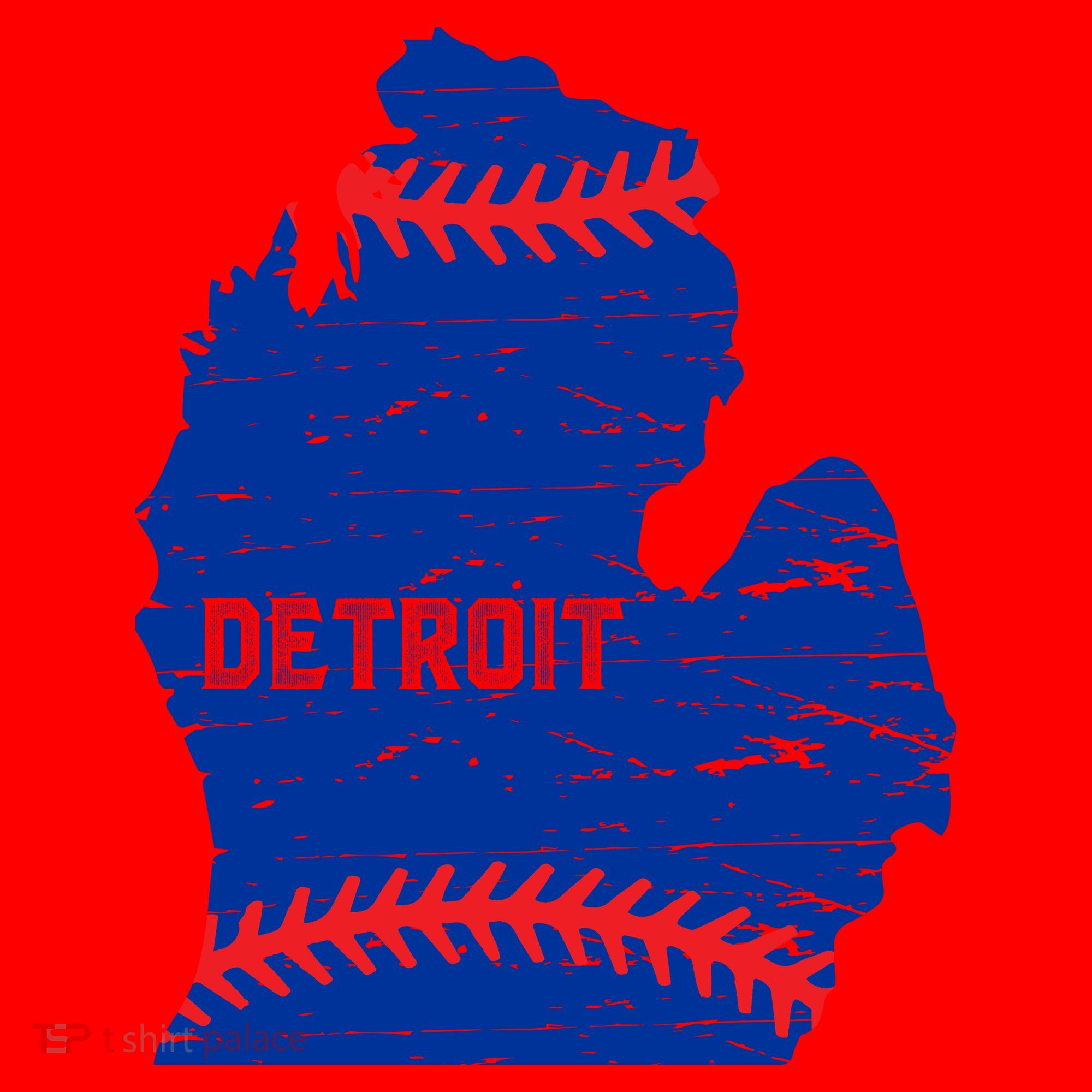 Detroit Michigan Baseball Santa Hat