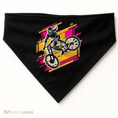 Downhill Mtb Biking Mountain Bike Cool Gift USA-Made Doggie Bandana
