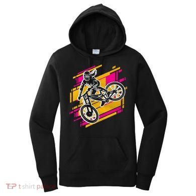 Downhill Mtb Biking Mountain Bike Cool Gift Women's Hoodie