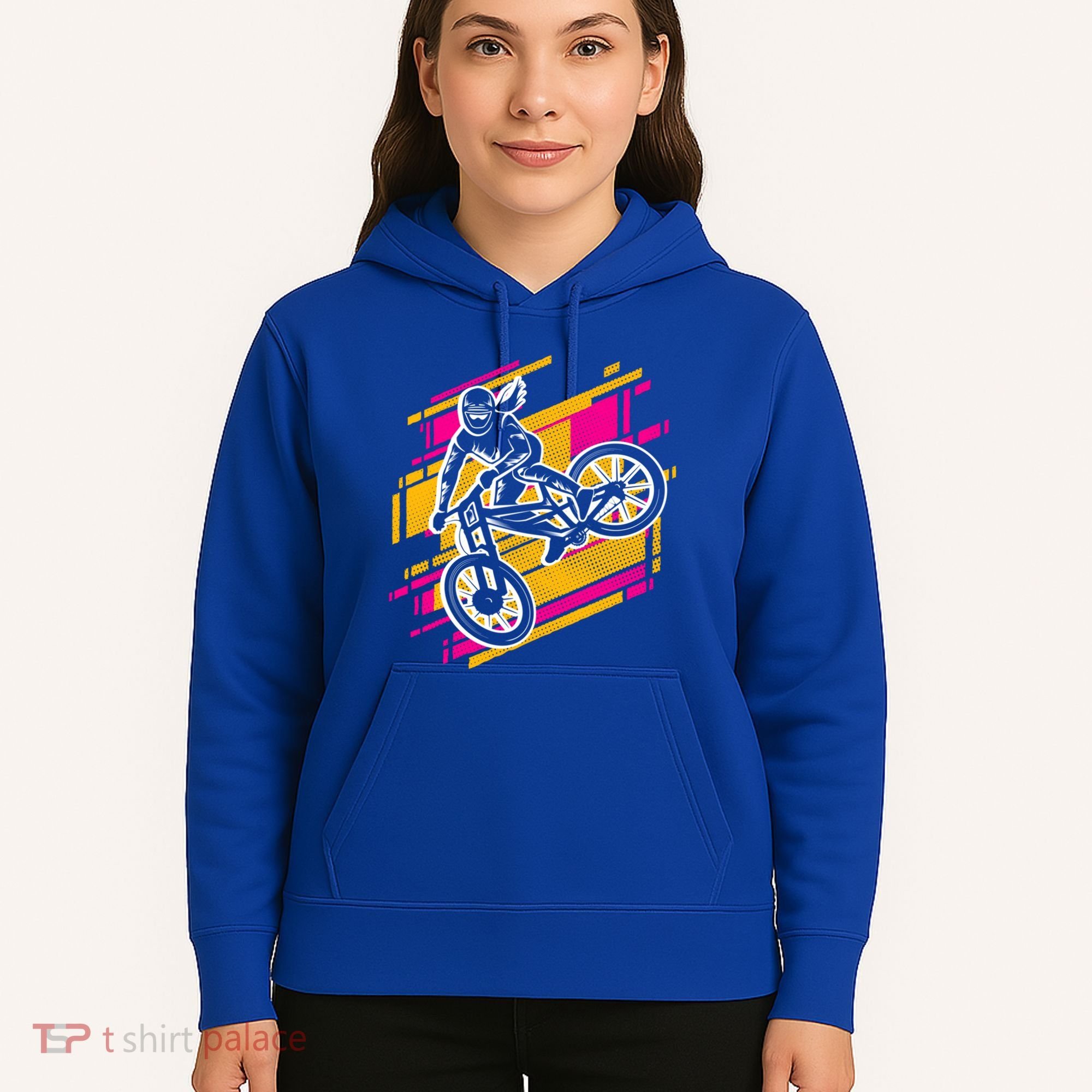 Downhill Mtb Biking Mountain Bike Cool Gift Hoodie