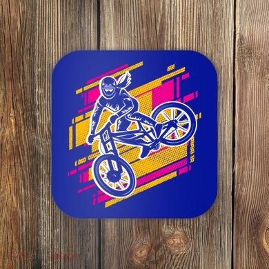 Downhill Mtb Biking Mountain Bike Cool Gift Coaster