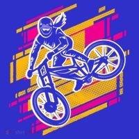 Downhill Mtb Biking Mountain Bike Cool Gift Mousepad thumb 1
