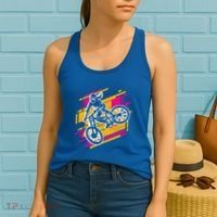 Downhill Mtb Biking Mountain Bike Cool Gift Women's Tank Top thumb 2