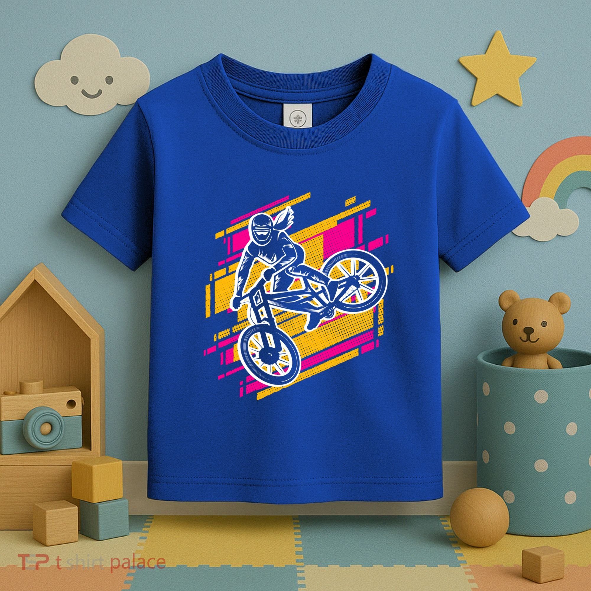 Downhill Mtb Biking Mountain Bike Cool Gift Toddler T-Shirt