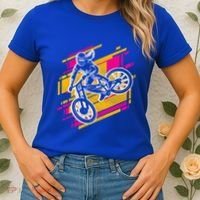 Downhill Mtb Biking Mountain Bike Cool Gift Women's T-Shirt thumb 2