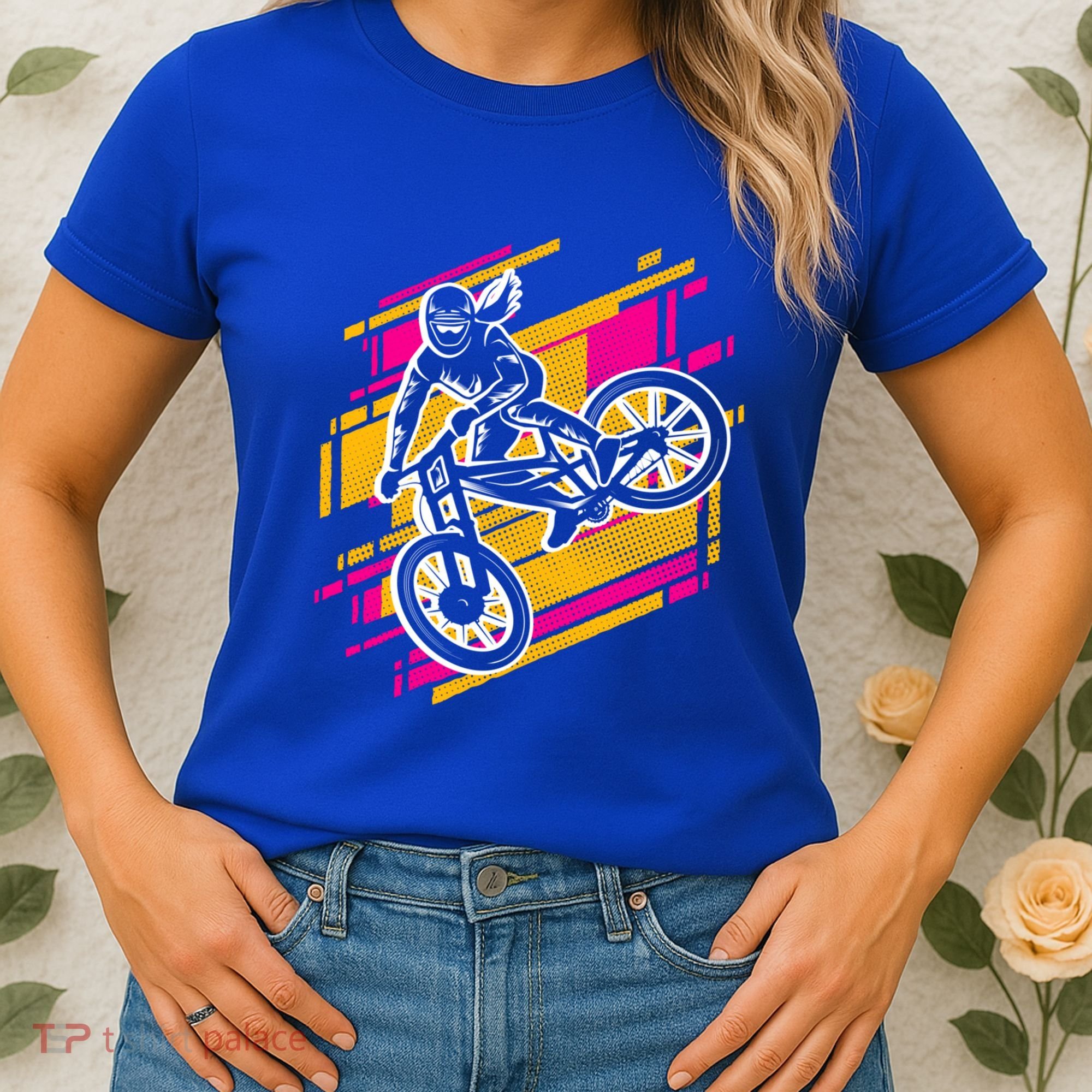 Downhill Mtb Biking Mountain Bike Cool Gift Women's T-Shirt