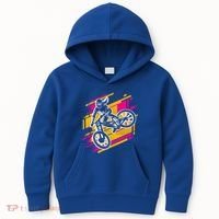 Downhill Mtb Biking Mountain Bike Cool Gift Kids Hoodie thumb 0