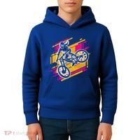 Downhill Mtb Biking Mountain Bike Cool Gift Kids Hoodie thumb 4