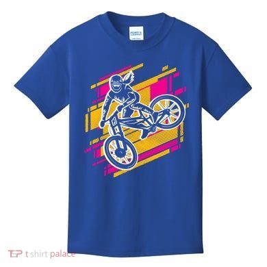 Downhill Mtb Biking Mountain Bike Cool Gift Kids T-Shirt