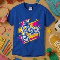 Downhill Mtb Biking Mountain Bike Cool Gift Kids T-Shirt thumb 3