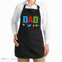 Dad Master Builder Building Bricks Blocks Family Set Parents Apron thumb 2