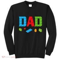 Dad Master Builder Building Bricks Blocks Family Set Parents Sweatshirt thumb 0