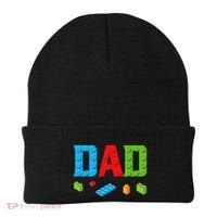 Dad Master Builder Building Bricks Blocks Family Set Parents Beanie thumb 0