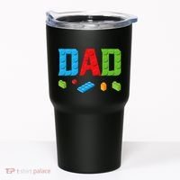 Dad Master Builder Building Bricks Blocks Family Set Parents Tumbler thumb 0