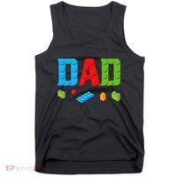 Dad Master Builder Building Bricks Blocks Family Set Parents Tank Top thumb 0