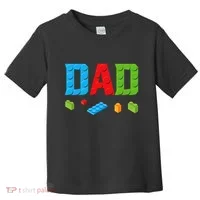 Dad Master Builder Building Bricks Blocks Family Set Parents Toddler T-Shirt thumb 0
