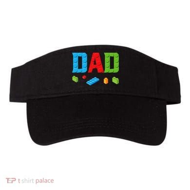 Dad Master Builder Building Bricks Blocks Family Set Parents Visor