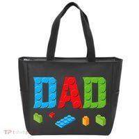 Dad Master Builder Building Bricks Blocks Family Set Parents Tote Bag thumb 0