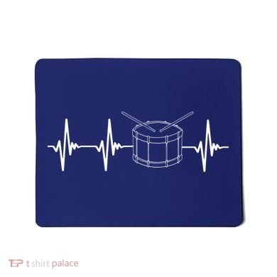 Drumline Marching Band Drumline Heartbeat Tee Mousepad