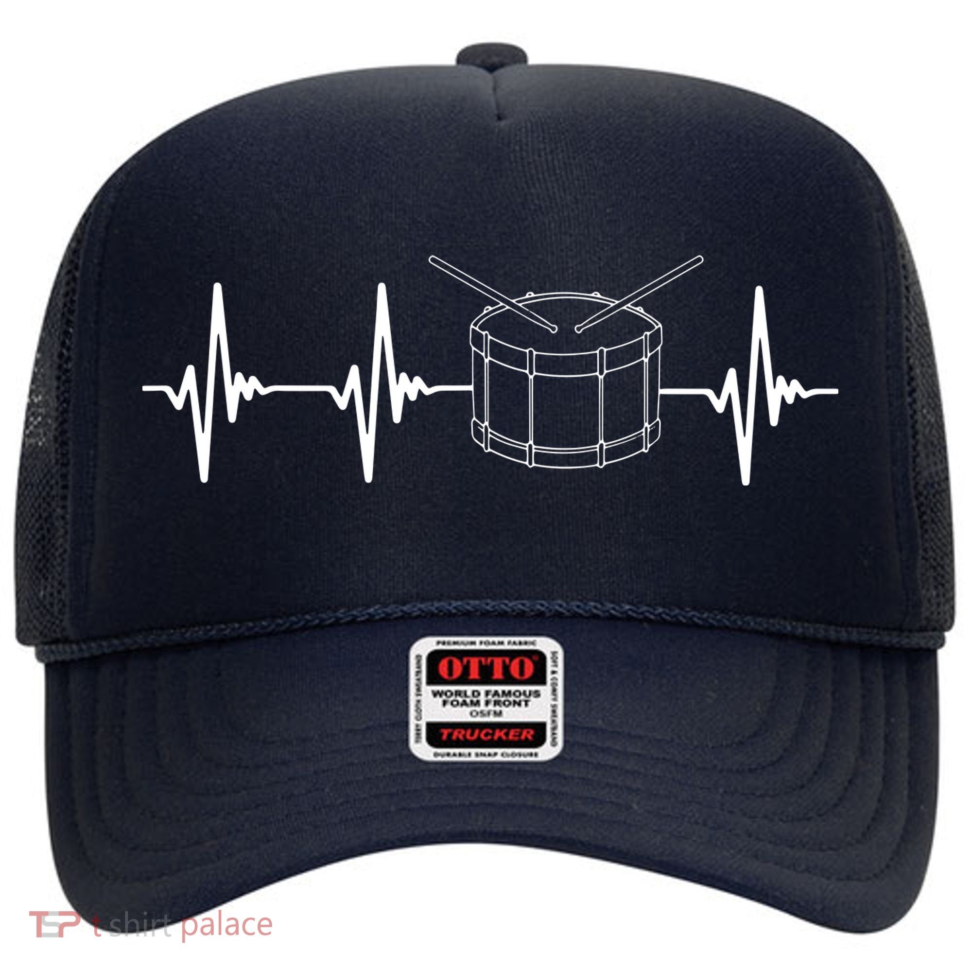 Drumline Marching Band Drumline Heartbeat Tee Hat