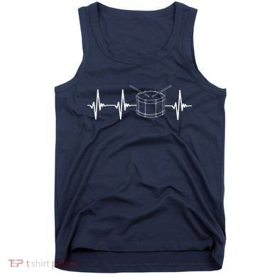 Drumline Marching Band Drumline Heartbeat Tee Tank Top