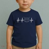 Drumline Marching Band Drumline Heartbeat Tee Toddler T-Shirt thumb 2