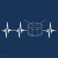 Drumline Marching Band Drumline Heartbeat Tee Women's T-Shirt thumb 6