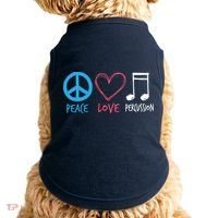 Drumline Marching Band Shirts Peace Love Percussion Doggie Tank thumb 0