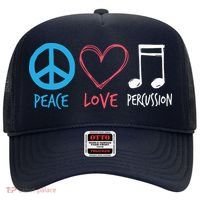 Drumline Marching Band Shirts Peace Love Percussion Hat thumb 0