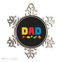 Dad Master Builder Building Bricks Blocks Family Ornament thumb 0