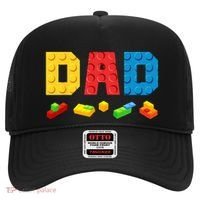 Dad Master Builder Building Bricks Blocks Family Hat thumb 0