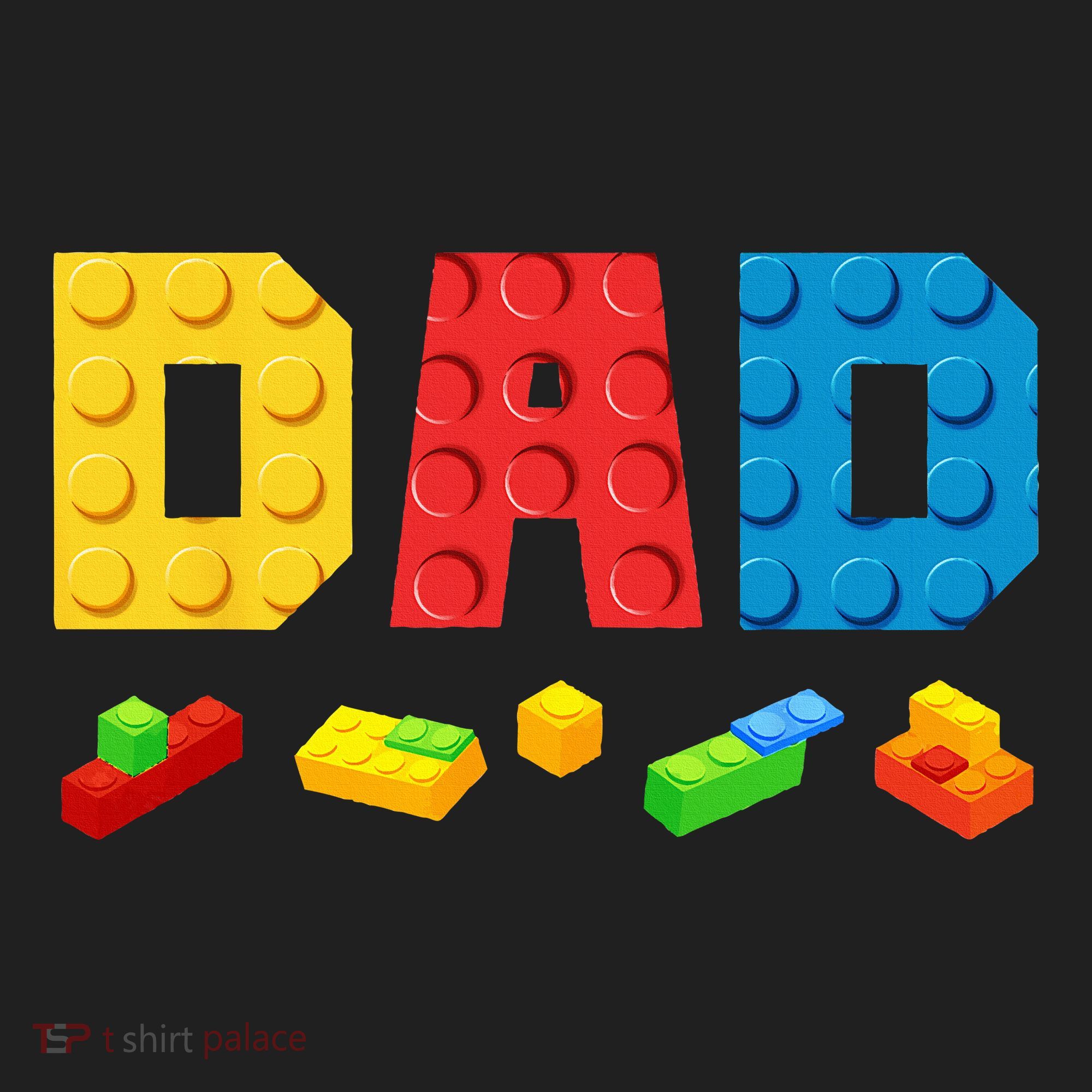 Dad Master Builder Building Bricks Blocks Family Hat