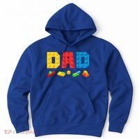 Dad Master Builder Building Bricks Blocks Family Hoodie thumb 0