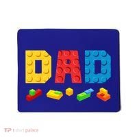 Dad Master Builder Building Bricks Blocks Family Mousepad thumb 0