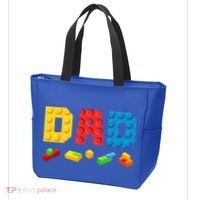 Dad Master Builder Building Bricks Blocks Family Tote Bag thumb 3
