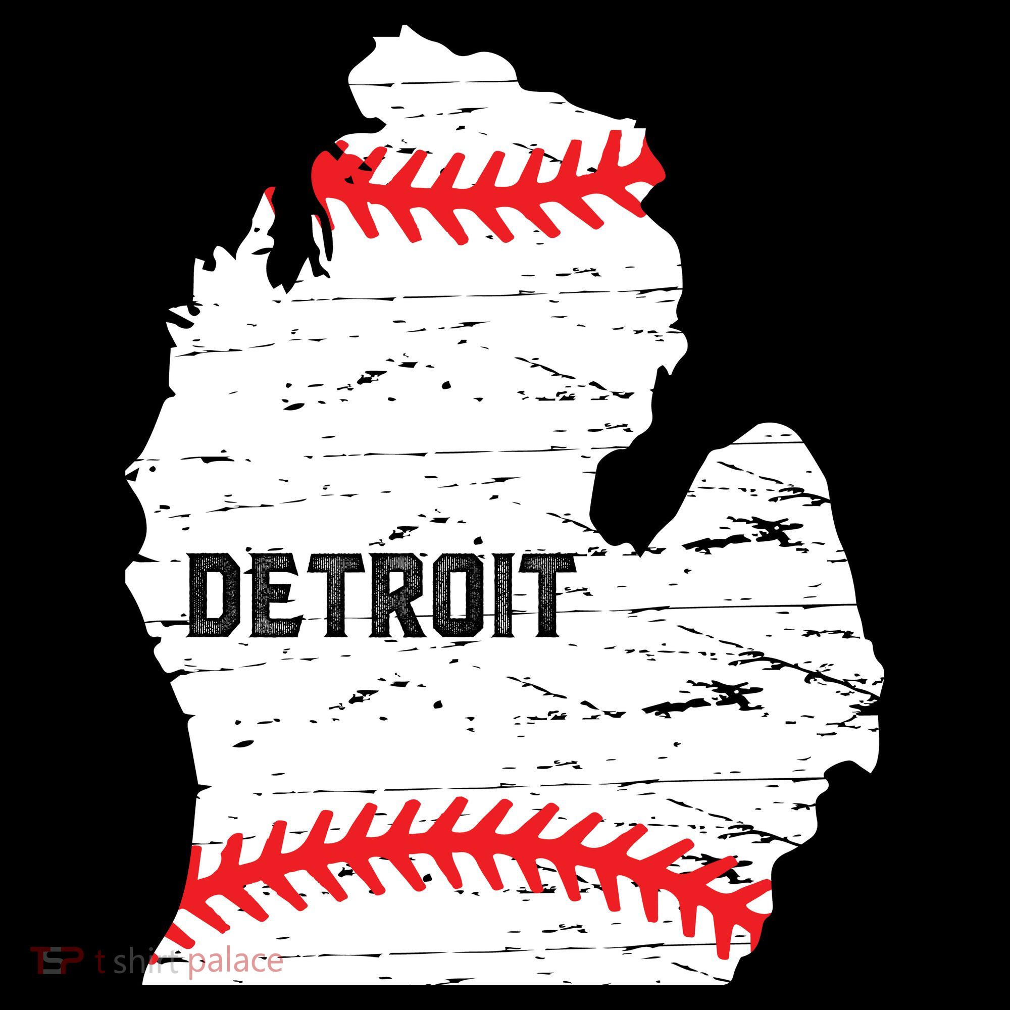 Detroit Michigan Baseball Doggie Tank