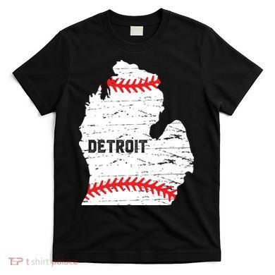 Detroit Michigan Baseball T-Shirt