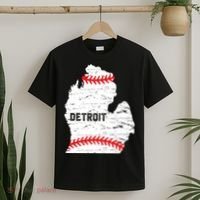 Detroit Michigan Baseball T-Shirt thumb 2