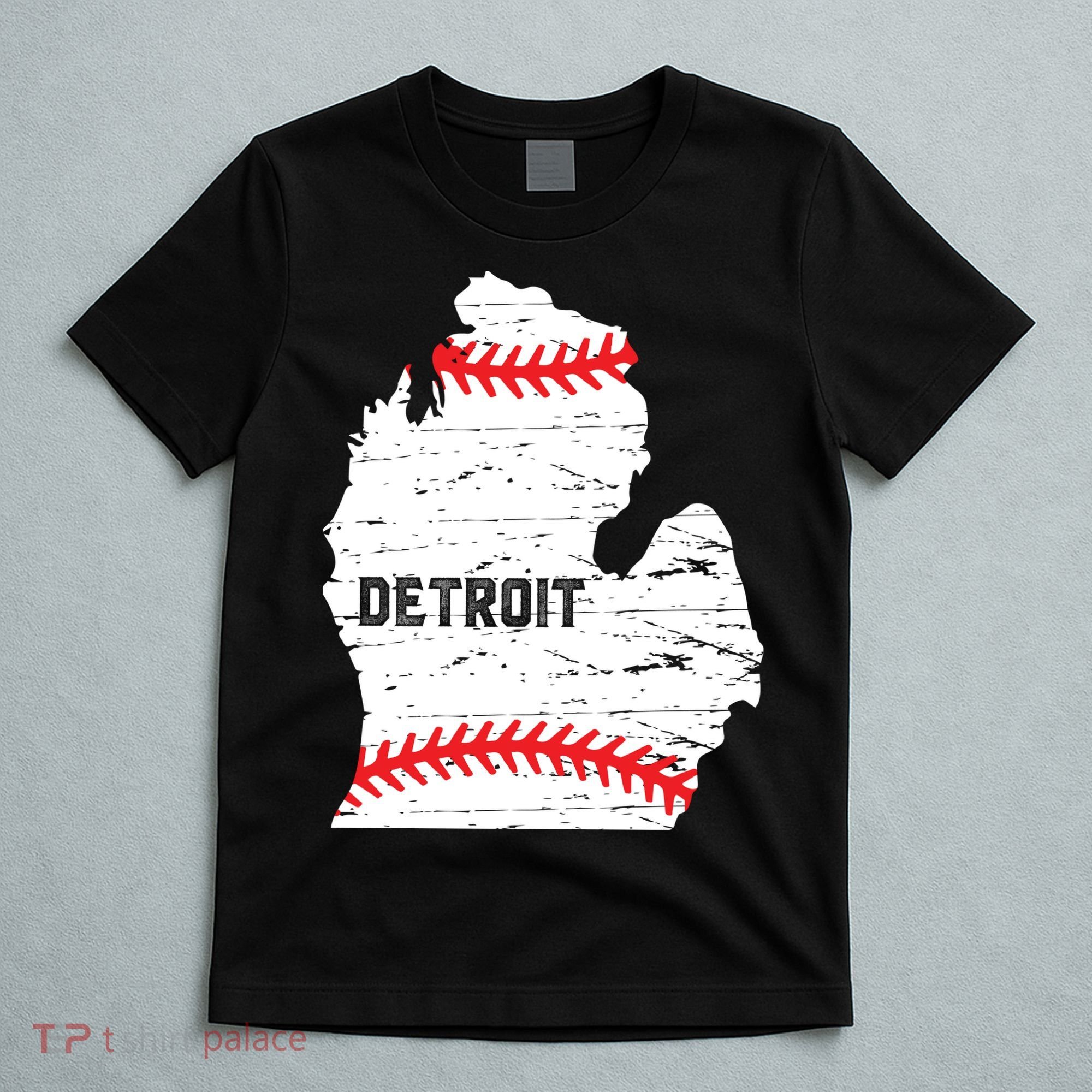 Detroit Michigan Baseball T-Shirt