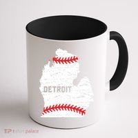 Detroit Michigan Baseball Coffee Mug thumb 1