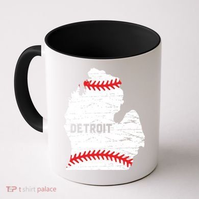 Detroit Michigan Baseball Coffee Mug