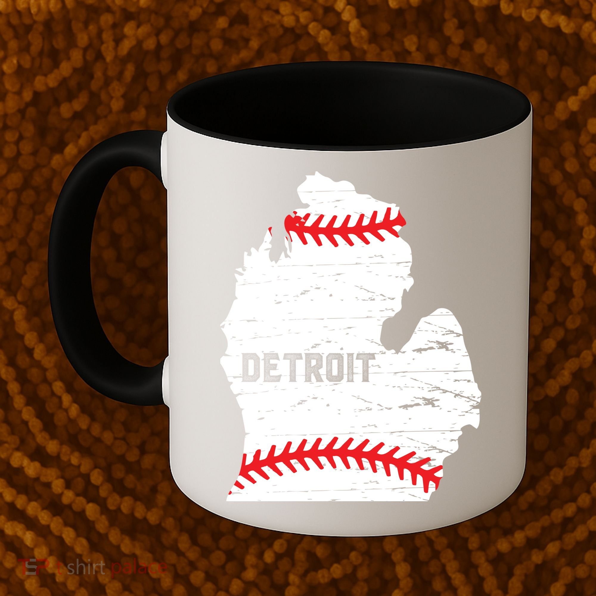 Detroit Michigan Baseball Coffee Mug