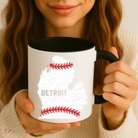 Detroit Michigan Baseball Coffee Mug thumb 3