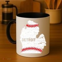 Detroit Michigan Baseball Coffee Mug thumb 4