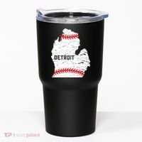 Detroit Michigan Baseball Tumbler thumb 0