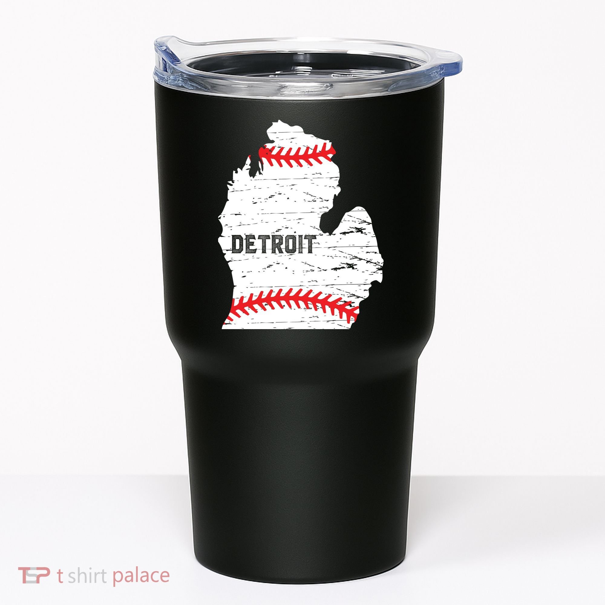 Detroit Michigan Baseball Tumbler