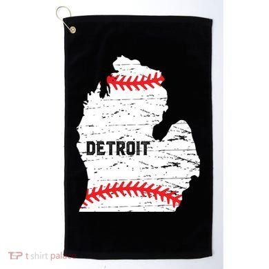 Detroit Michigan Baseball Golf Towel